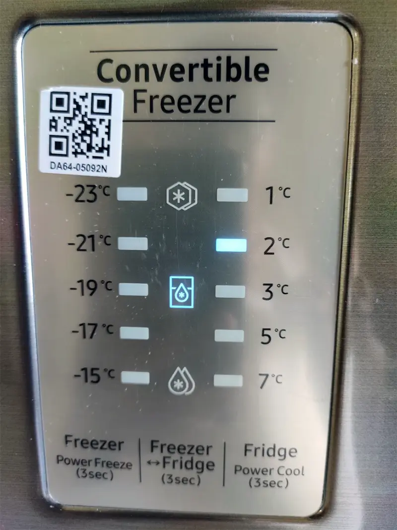 Samsung Convertible fridge freezer