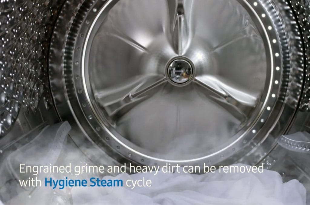 Hygiene Steam cycle in washing machine