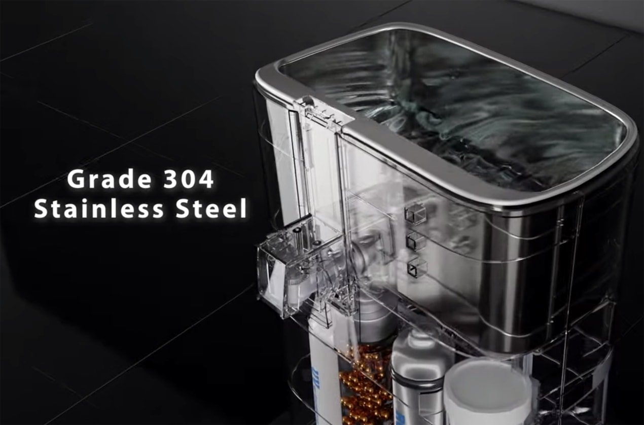 stainless steel storage tank in water purifier