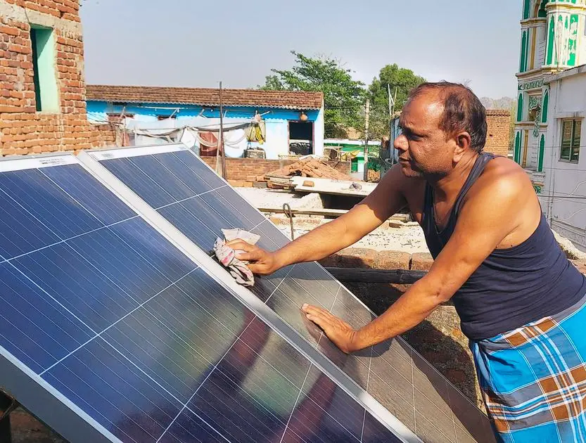 How many solar panels indian homes